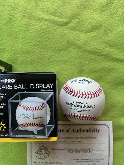 菅野智之＃19 TOMOYUKI SUGANO ボルティモアオリオールズ直筆サインMLB