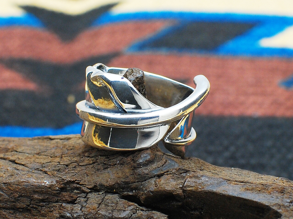 WING FEATHER RING(L)/NATIVE SPIRIT（ネイティブスピリット） - DEFI