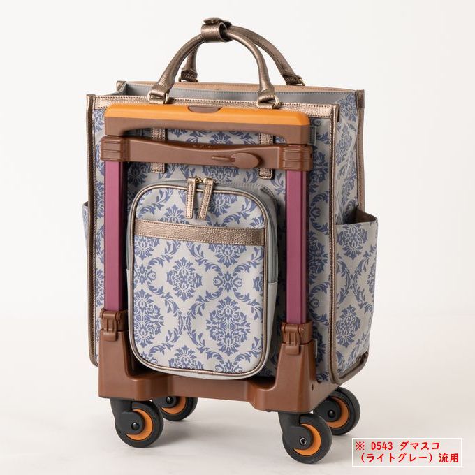 ◆未使用品◆ スワニーキャリーバッグ D-543 ダマスコ M18 ブラック色 SWANY（スワニー） 【SWANY】 d543-m18 ダマスコ キャリーバッグ 60mm