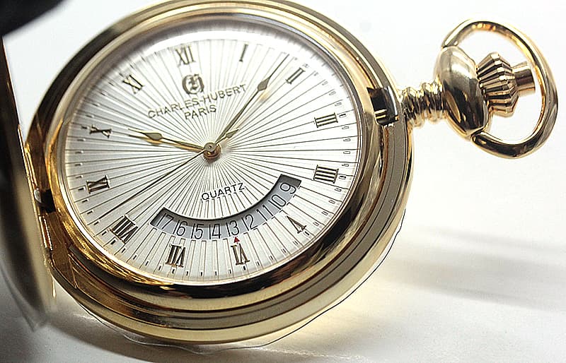 チャールズヒューバート（Charles-Hubert） 懐中時計 クォーツ 3900-G