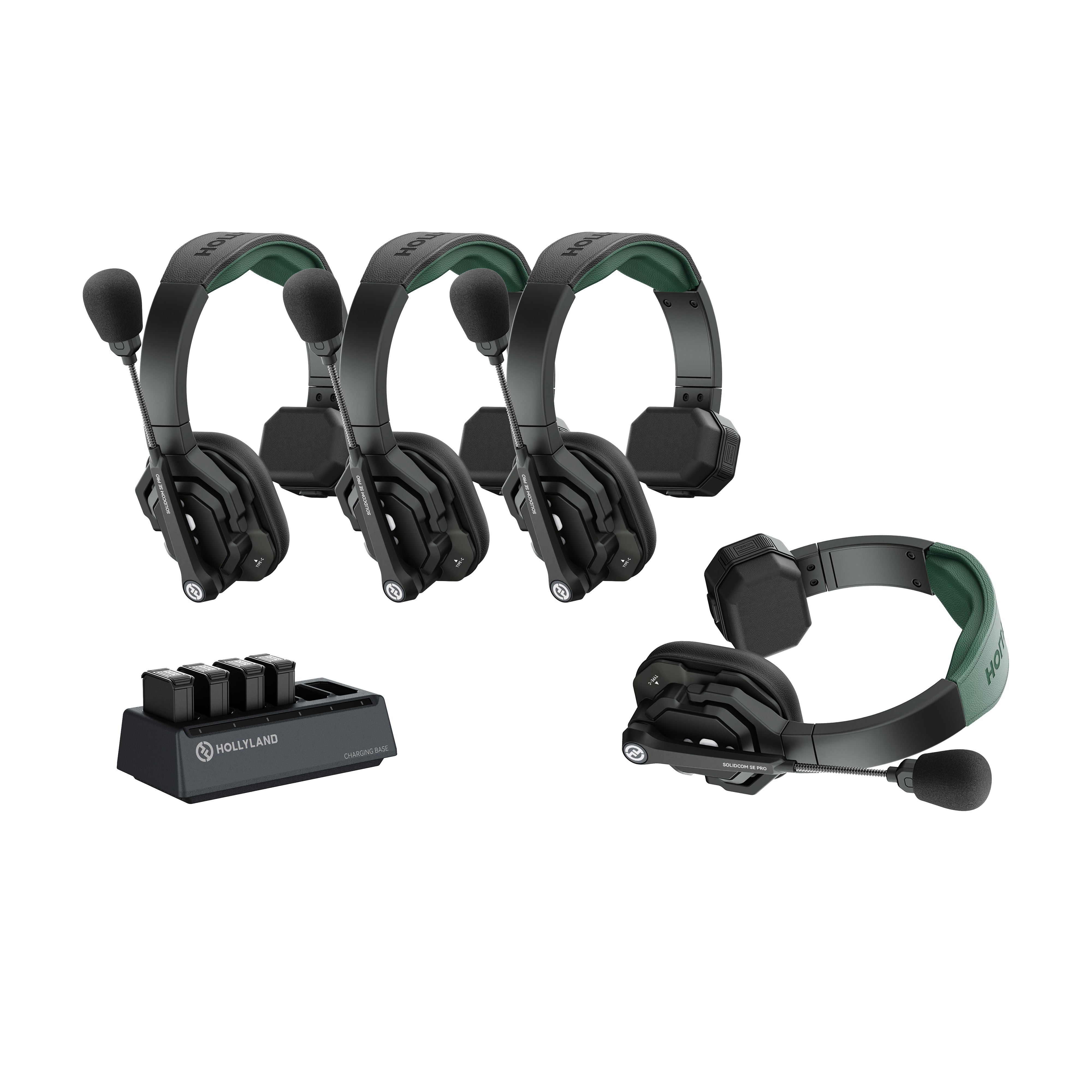 Hollyland Solidcom SE Pro-4S ワイヤレスインカムヘッドセット