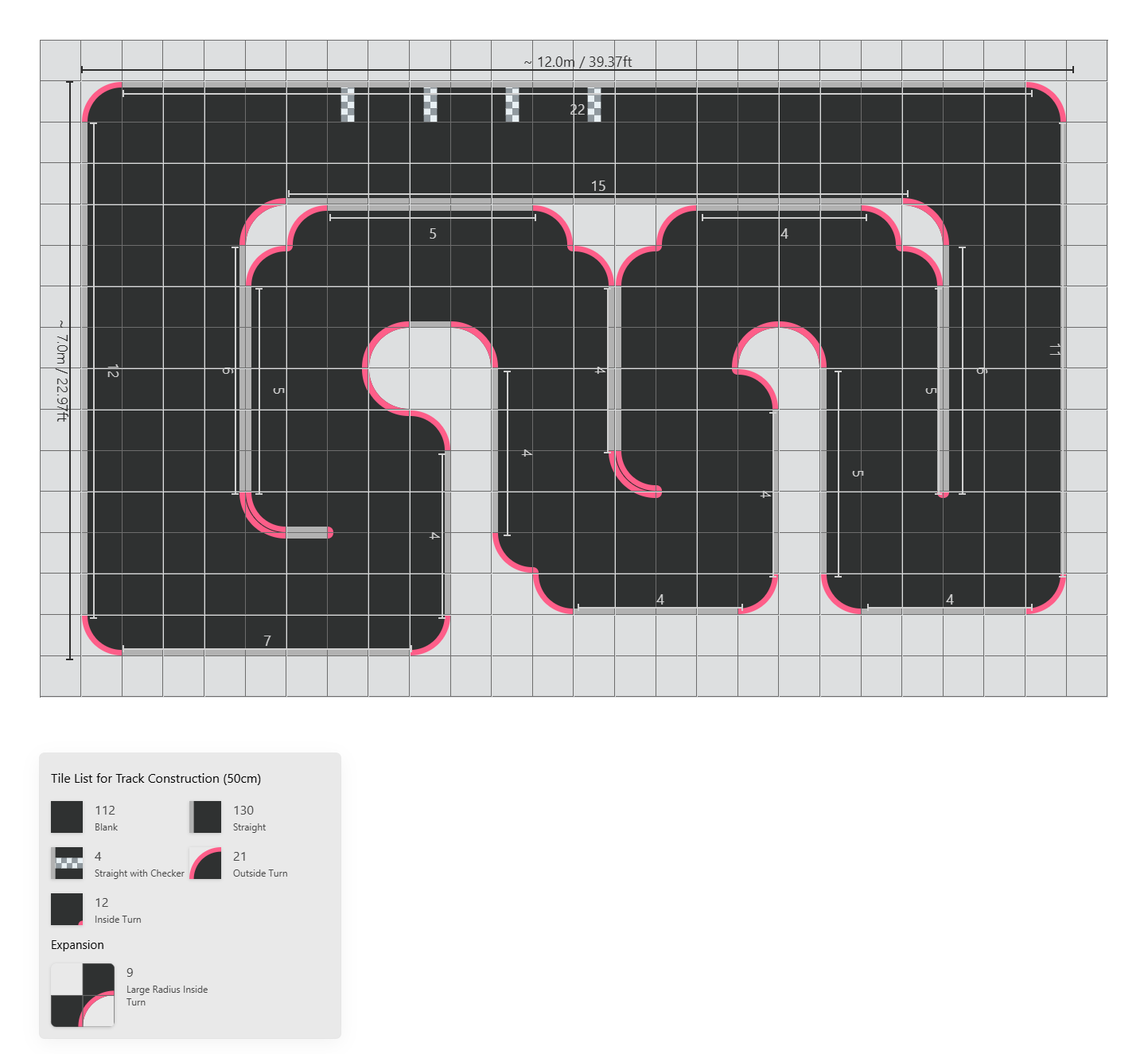 Mini Z Track Layouts - P1 Mini RC