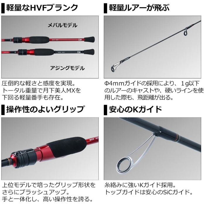 ダイワ 月下美人 メバル 610L-S [2020年モデル] - 釣具のポイント