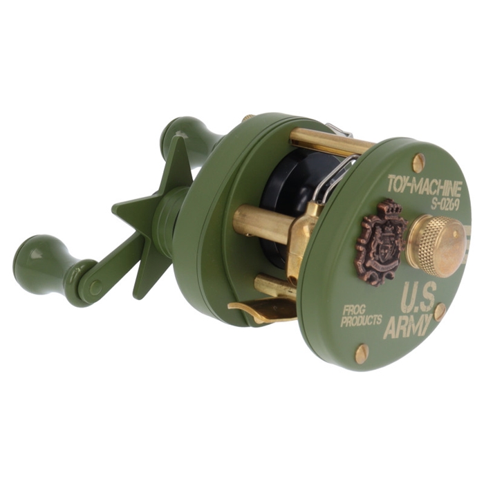 トイマシーン スーパーレイティブ #ミリタリー 右ハンドル - 釣具の