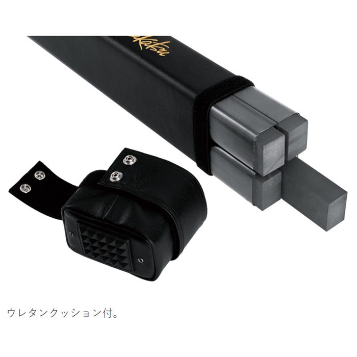 がまかつ 鮎ロッドケース(4本入) GC300 ブラック(Gamakatsu)【大型商品