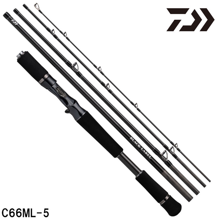 ダイワ ブラックレーベル トラベル C66ML-5 バスロッド モバイルロッド