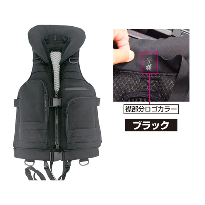 撃投 ボディプロテクター4 ブラック No.8994 - 釣具のポイント 【公式