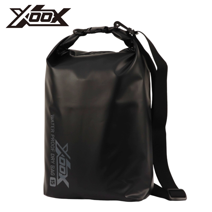XOOX ウォータープルーフ ドライバッグ 15L ブラック - 釣具のポイント