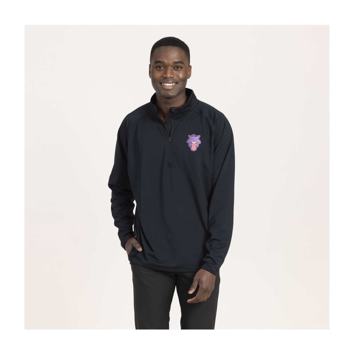 Gengar Pokémon Clubhouse Black Quarter-Zip Pullover Sweatshirt