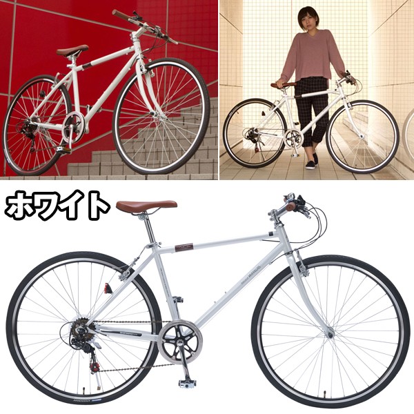 クロスバイク700C・M-604(通学,通勤,シマノ製6段ギア,700Cx32Cタイヤ
