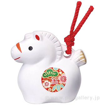 錦彩招福寿々午(土鈴・極小): ノベルティ｜販促物・販促通販の【POP