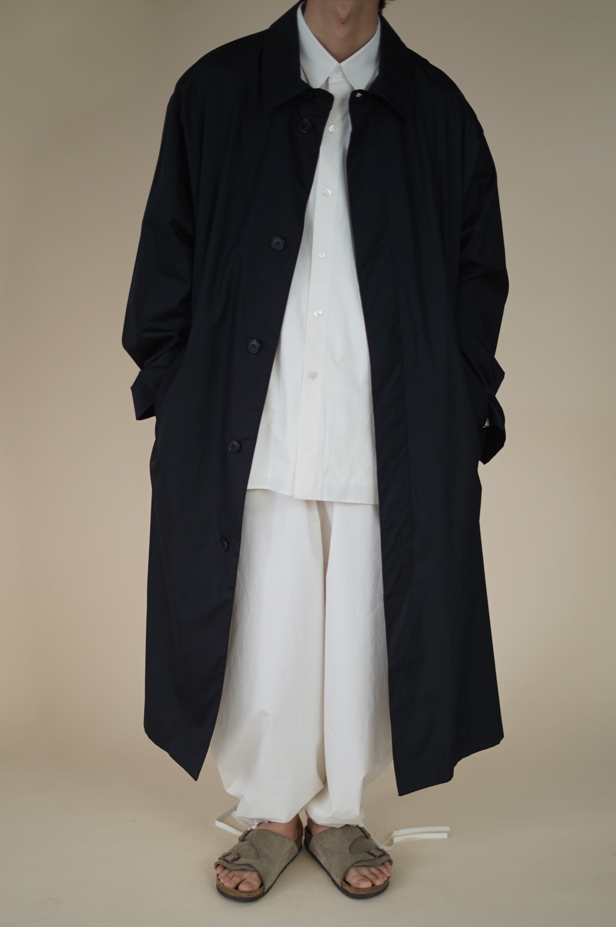 CRISTASEYA OVERSIZED LIGHT COTTON TRENCH – PORT