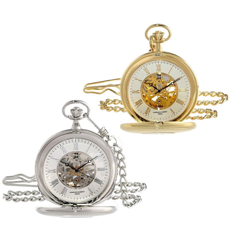 チャールズヒューバート（Charles-Hubert）手巻き式懐中時計 3953-W