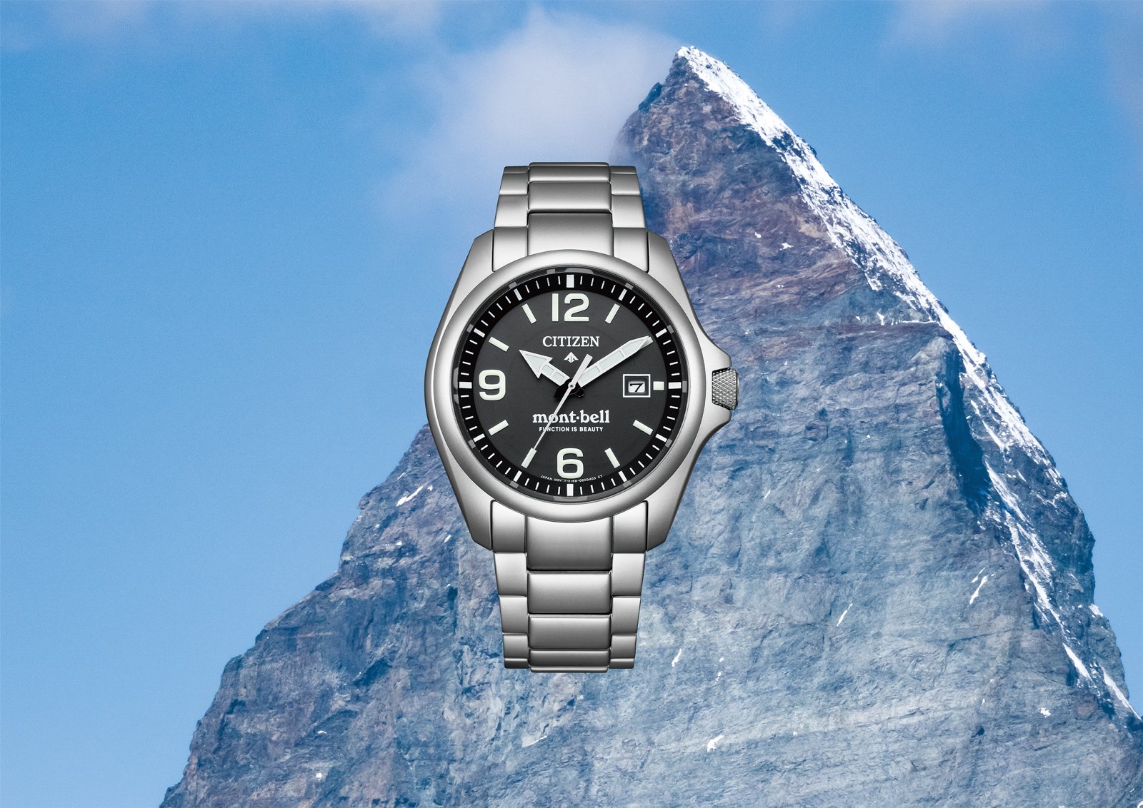 シチズン×モンベル】スーパーチタニウム採用の軽くてタフなコラボ