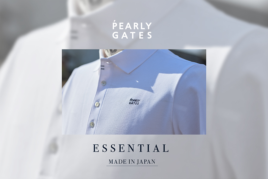 FACTOR 3 PEARLY GATES ESSENTIAL made in Japan.｜think Golf｜PEARLY