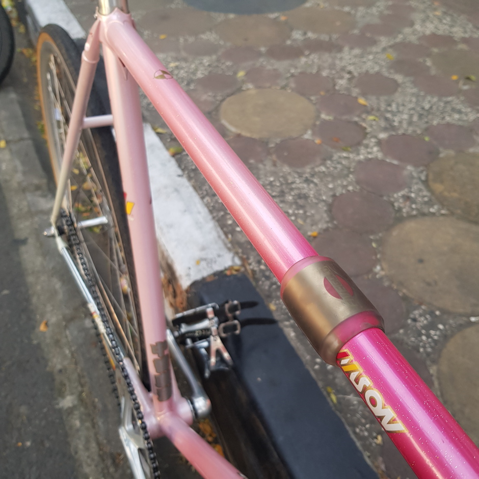 Samson NJS Sakura Pink white fade - Pedal Room