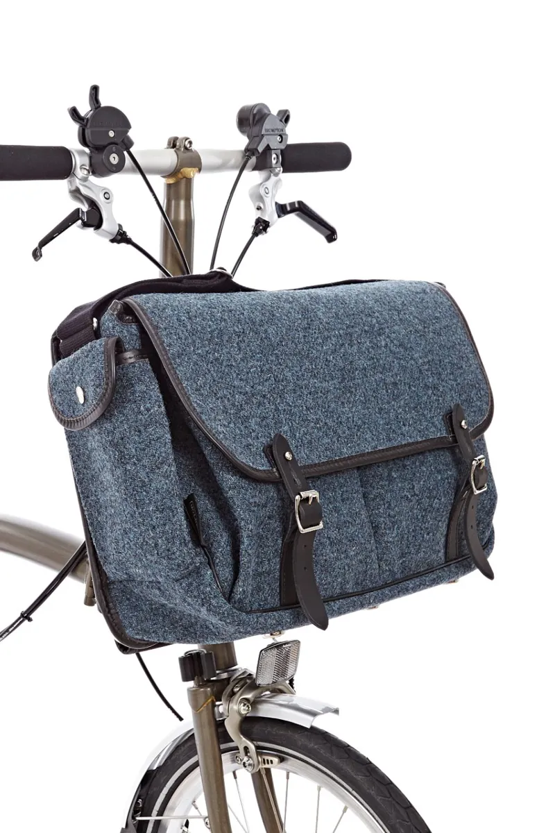 Brompton Game Bag Chapman Harris Tweed - Storm Grey