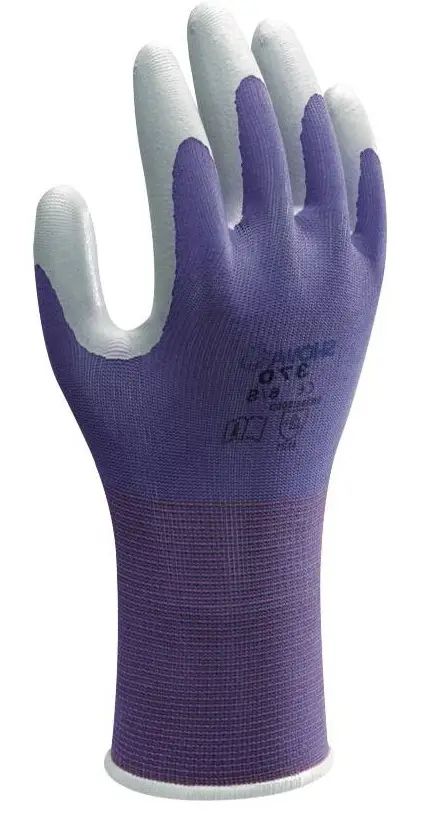 Showa Atlas 370 Extra Small Purple Garden Gloves | PalmFlex