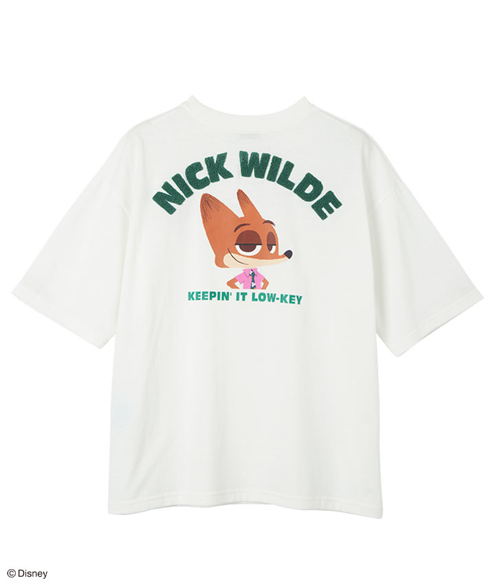 Disney】（ズートピア2）ニックTシャツ(Mサイズ