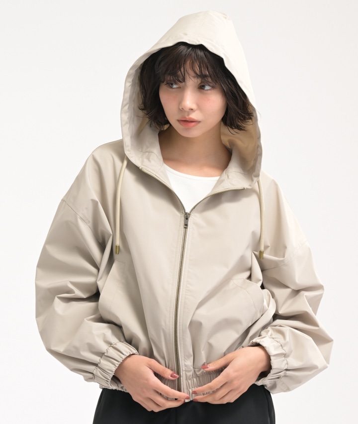 NANOTEX】マウンテンパーカー(Mサイズ ベージュ): レディース