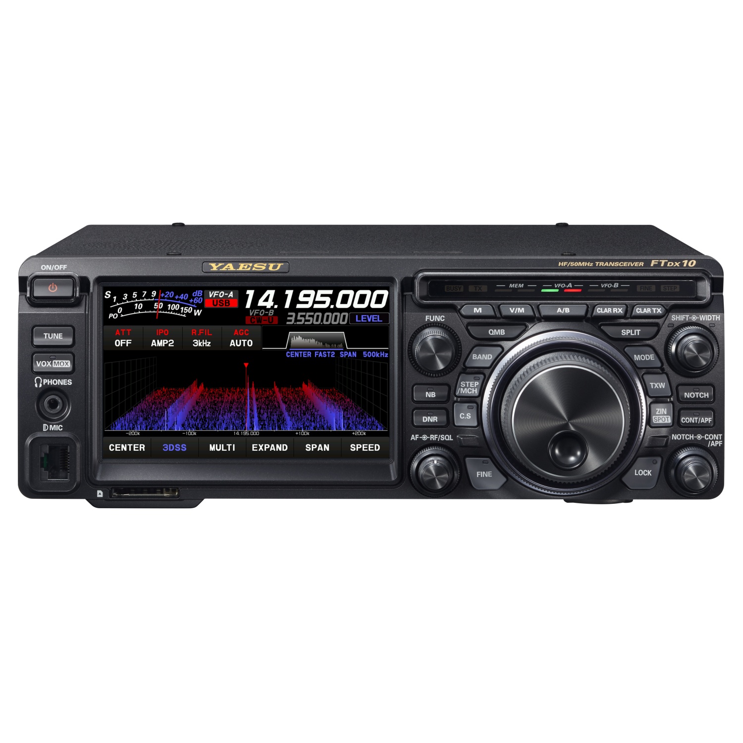 Yaesu FTDX10 SDR HF transceiver 100W FT-DX10