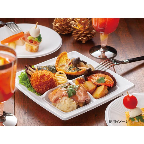 軽食容器 CT 沙楽 KS18-18-A W 身 中央化学 | テイクアウト容器の通販