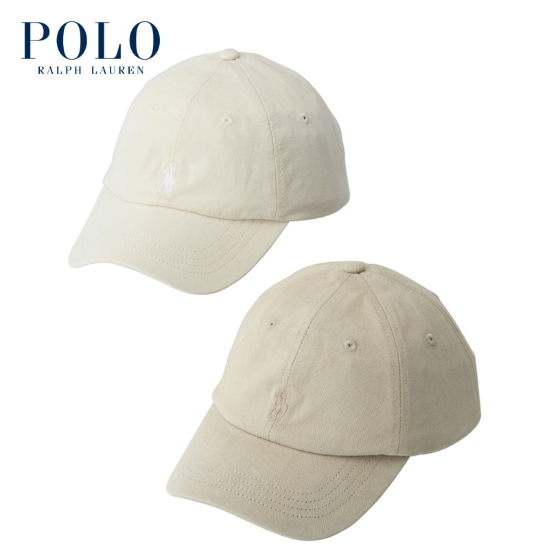 POLO RALPH LAUREN ポロ ラルフ ローレン スポーツキャップ(ナチュラル