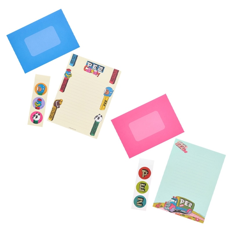 PEZ ペッツ レターセット(ブルー): 通常| プラザオンラインストア