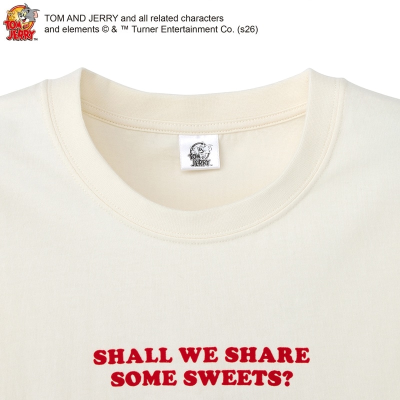TOM and JERRY / トムとジェリー / Tシャツ オフホワイト（ベーシック