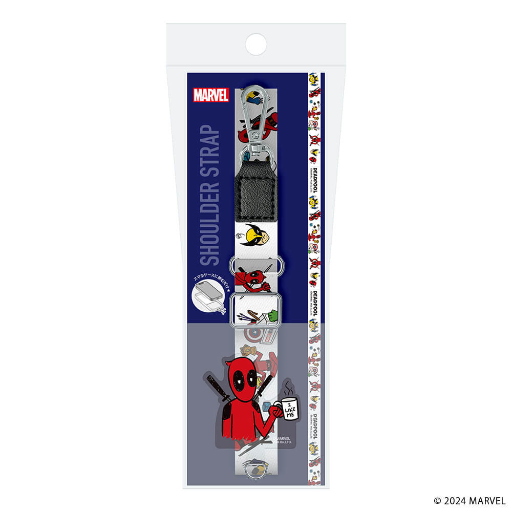 ストラップホルダー付 ショルダーストラップ [デッドプール]｜株式会社PGA