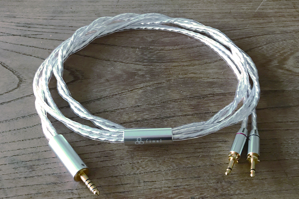 final、ヘッドホン「D8000」「SONOROUS」用OFCシルバーコートケーブル
