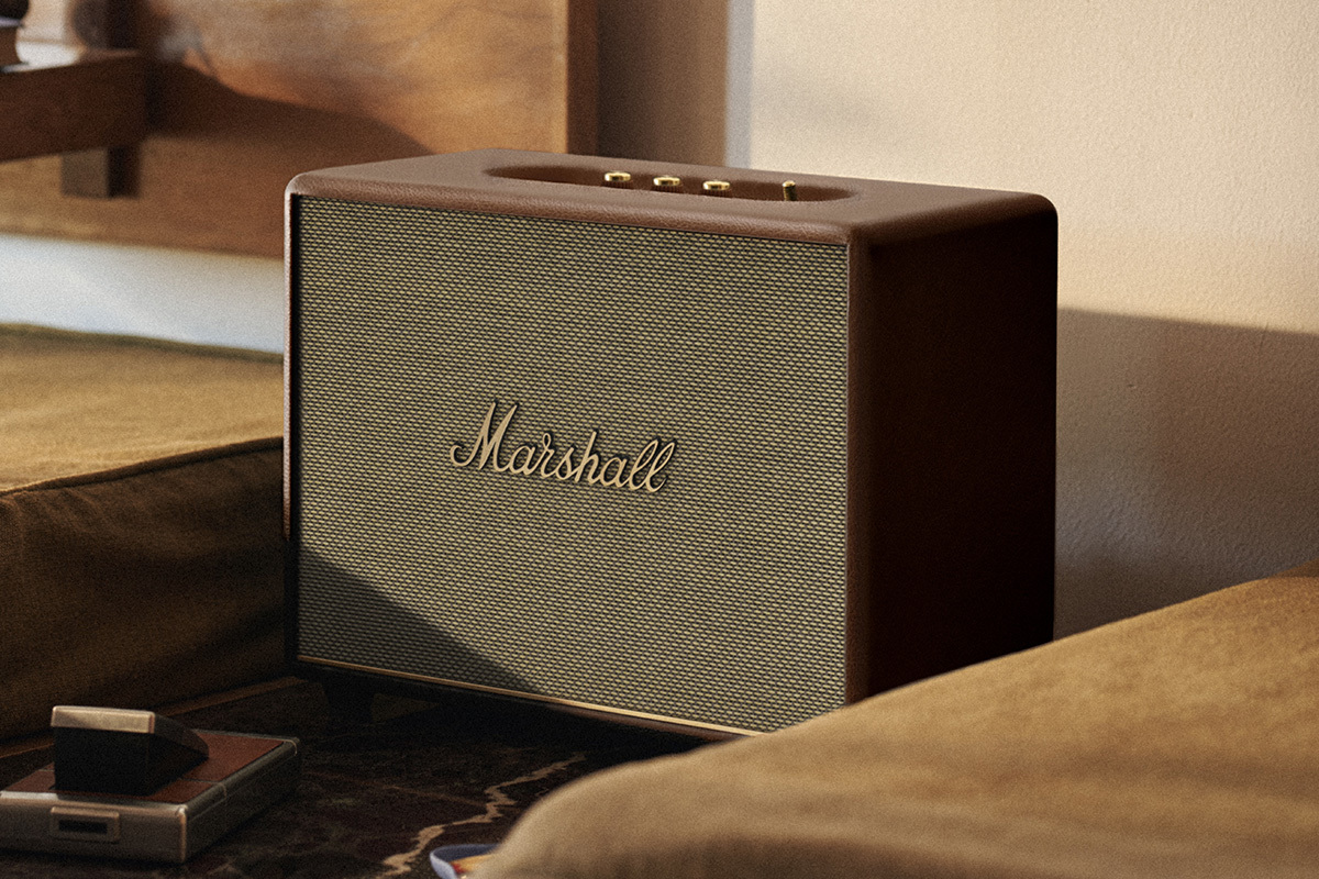 Marshall、ワイヤレススピーカー「Woburn III」に新色ブラウンを追加