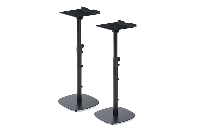 サンワサプライ、高さや天板の角度を無段階調整整できるスピーカー