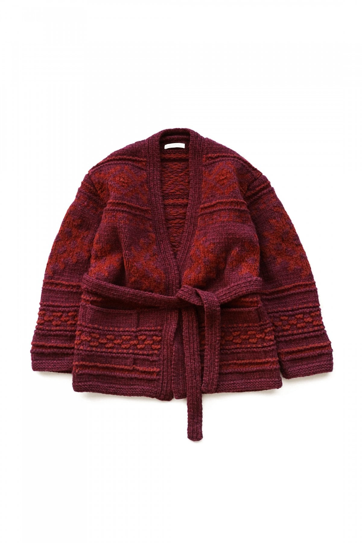 OLD JOE - EXCLUSIVE HAND COWCHAIN GAWN - BURGUNDY – PHAETON