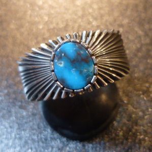 ナバホ Patricia・Bedonie パットベドニー シルバー×ターコイズ付 リング