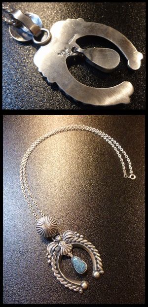 ナバホ Delbert・Gordon デルバート・ゴードン コンチョアップリケ