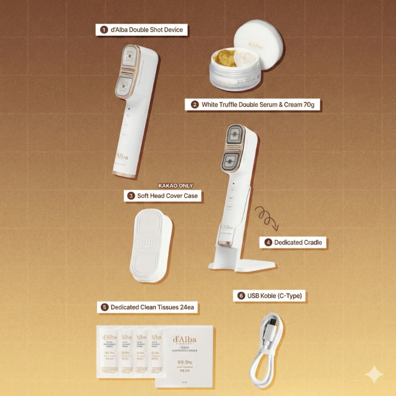 d'Alba Signature Allthera Double Shot GIFT SET (+ Double Cream +