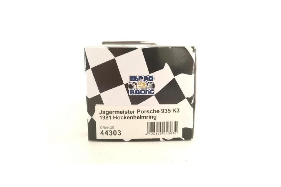 EBRO 1/43 イエーガーマイスター ポルシェ 935 K3 1981 ホッケンハイム