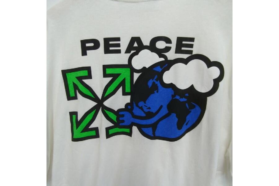 OFFWHITE LG-425 メンズ ホワイト Tシャツ SIZE S オフホワイト 入荷