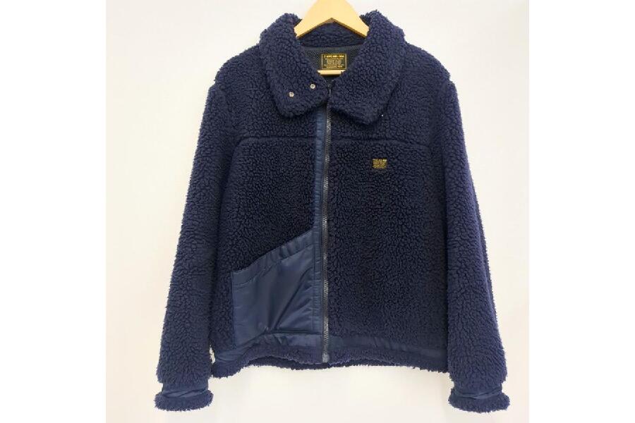 NEIGHBORHOOD ボアジャケット メンズ SIZE L ネイビー ネイバーフッド