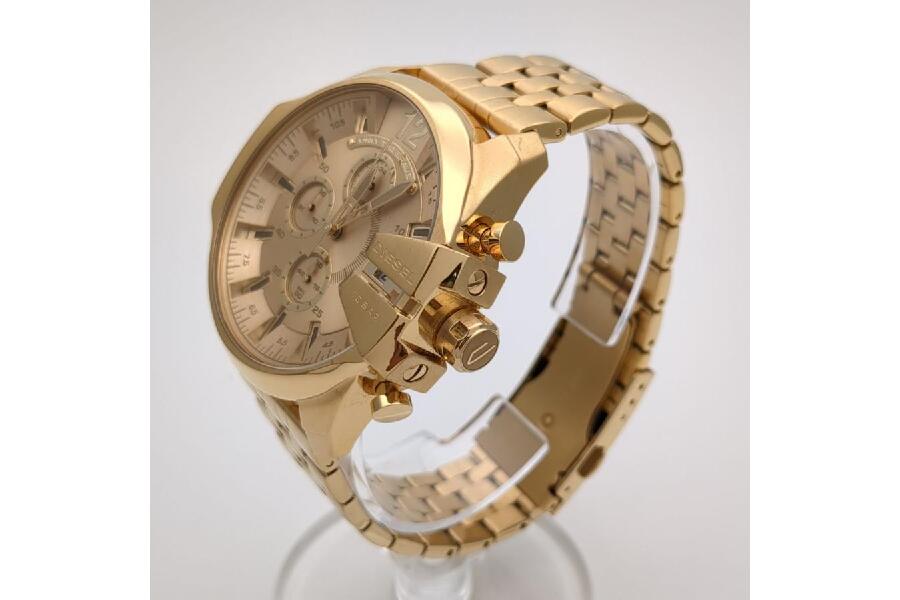 ディーゼル 腕時計 DZ-4565 クォーツ ステンレススチール ゴールド