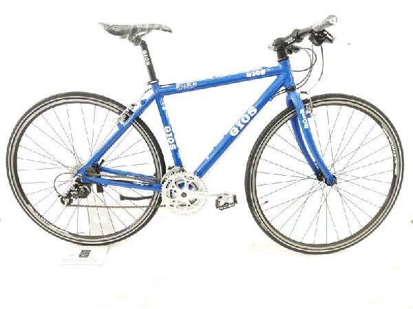 クロスバイク ネイビー アルミフレームpecha!⭕️ クロスバイク