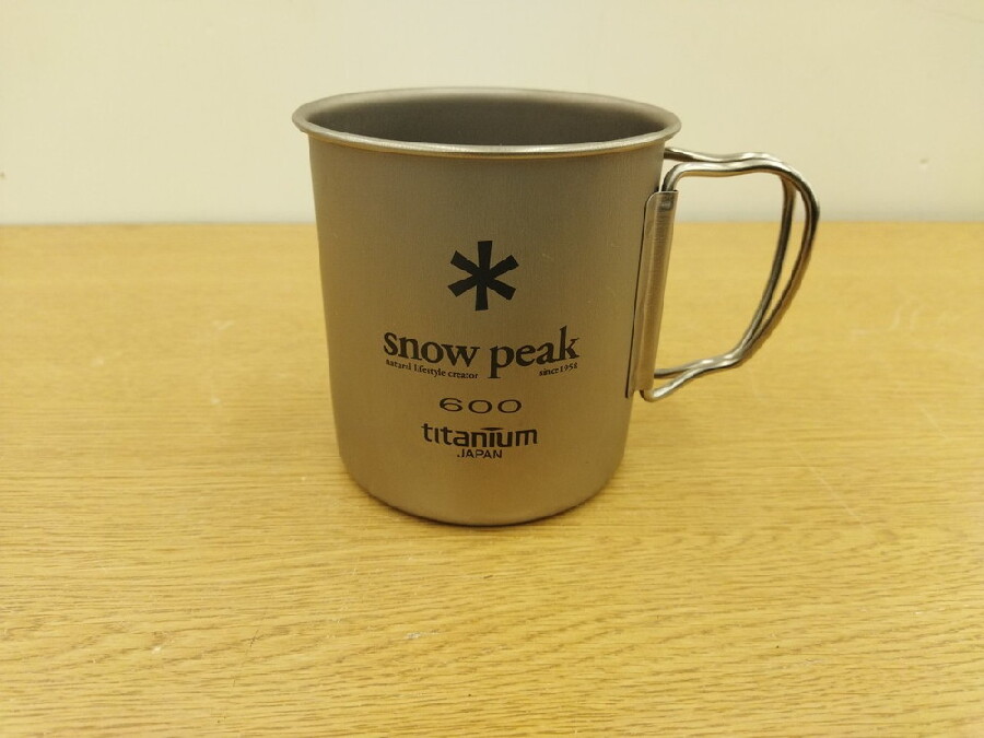 ほっと一息。Snow peak チタンシングルマグ 600をご紹介いたします