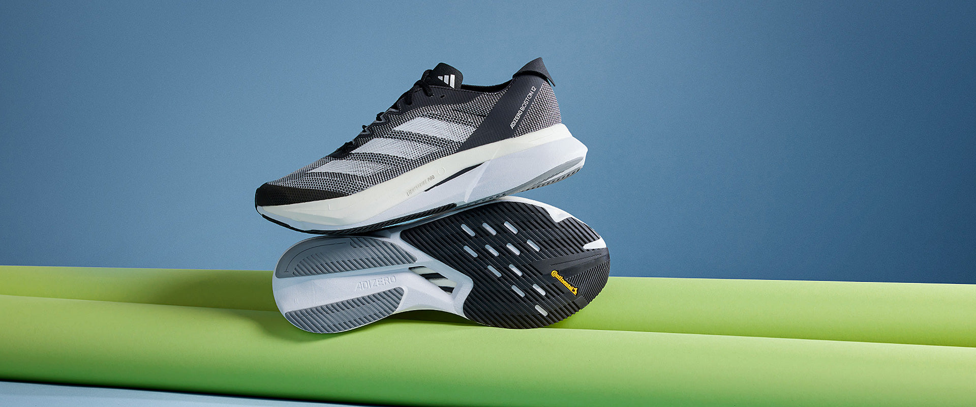 adidas adizero Boston 12 - Core Black/Ftwr White/Carbon - Mens Shoes