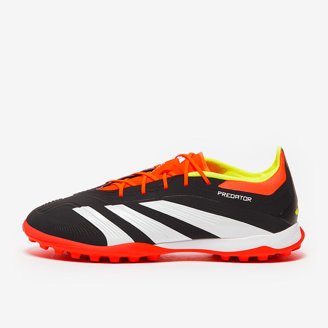 adidas Predator Elite Laced Turf - Core Black/White/Solar Red
