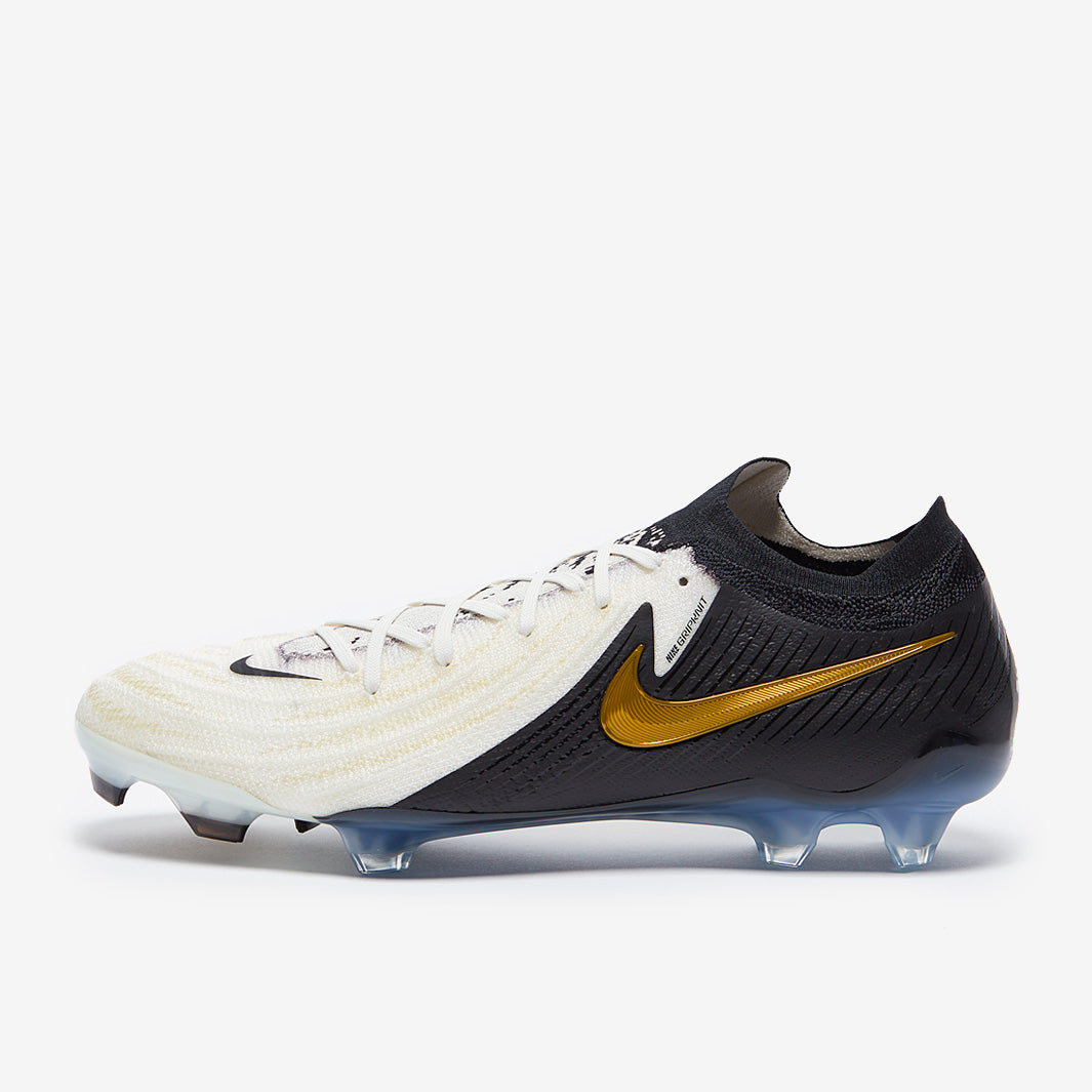 Nike Phantom GX II Elite Firm Ground - White/Black/Metallic Gold