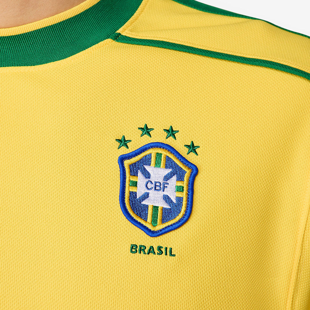 Nike Brazil Re-Issue 1998 SS Shirt - Varsity Maize/Pine Green