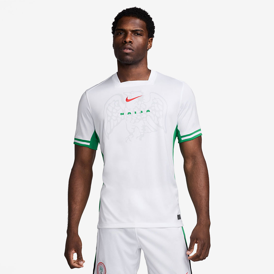Nike Nigeria 2024 Dri-FIT Stadium SS Home Shirt - White/Lucky