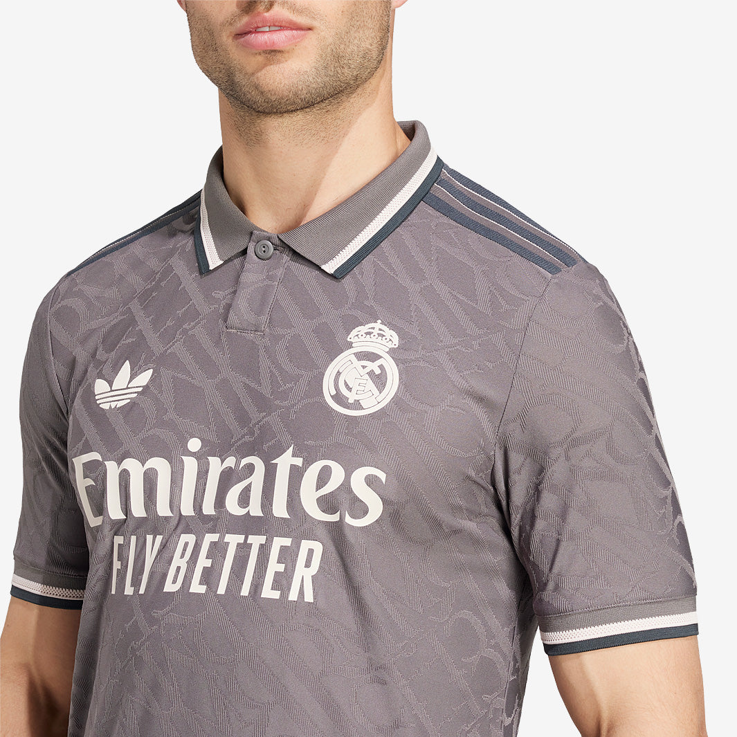 adidas Originals Real Madrid Authentic Third Shirt - Charcoal