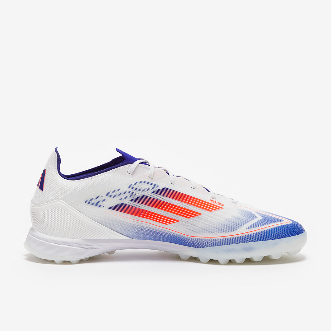 adidas F50 Pro Turf - Ftwr White/Solar Red/Lucid Blue - Adult Boots